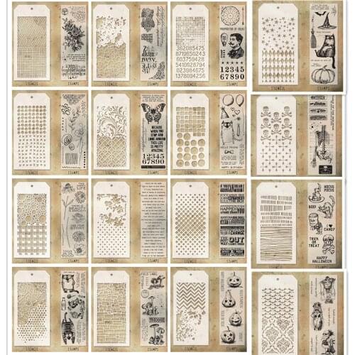 Halloween butterfly Background clear stamp Mask Stencil DIY Scrapbooking/Card Making/Kids Fun Decoration Supplies 007