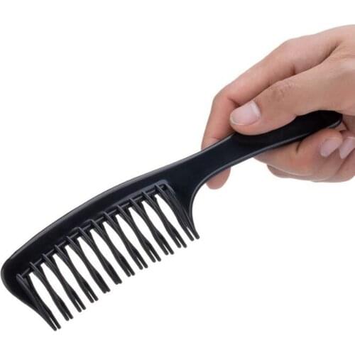 1pcs Black Plastic Insert Comb Double Row Massage Comb 22 Teeth Insert Comb Brush Styling Tools