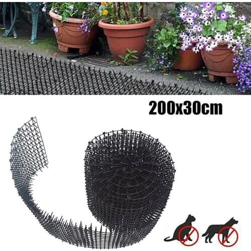 Garden Cat Scat Mats Anti-Cat Dogs Repellent Mat Prickle Strips Keep Cats Away Safe Plastic Spike Thorn Network Pets Suppliers
