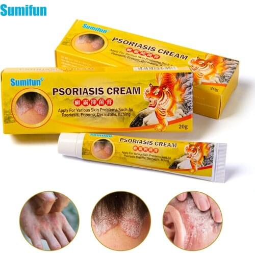 Sumifun 2pcs 20g Tiger Balm Antibacterial Ointment Skin Problems Treatment Eczema Cream Psoriasis Dermatitis Anti-itching Cream