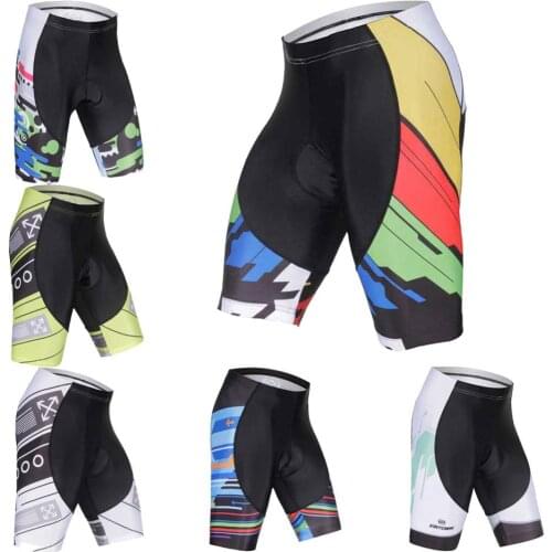 Mens Cycling Shorts Summer MTB Bicycle Quick Dry Short Pants Bike Ropa Ciclismo Printed Shorts