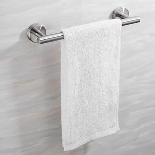 31cm Stainless Steel Towel Bar Rack for Bathroom Kitchen Hand Towel Holder Dish Cloths Hanger Screw Wall Mounted Towel Holder