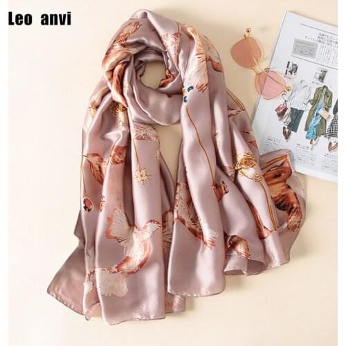 Women Spring and autumn Scarf Fashion silk Scarf bird beach sarong Printing thin shawl Scarves bufandas
