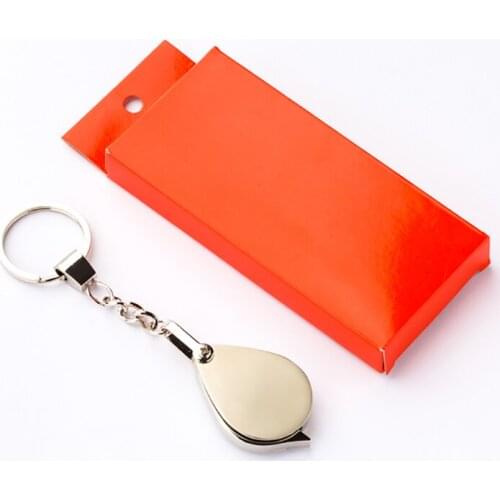 10X Folding Pocket Magnifier 22mm Diameter Flip Open Lens Portable Magnifying Glass for Reading, Inspection, Jewelry, Coins