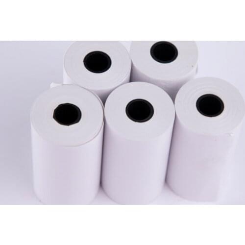 5 Rolls White Children Camera Printing Wood Pulp Thermal Paper Instant Print Kids Camera Printer Paper Replacement