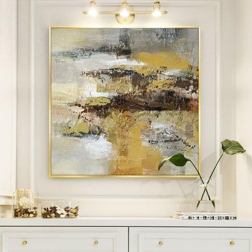 Abstract Oil Painting Handmade On Canvas Colorful Landscape Art Picture For Home Decor Modern Abstract Wall Art Painting Unframe
