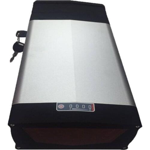 SWORDS FOX 48V 20Ah Electric Bike Battery 54.6V 3A Charger 48v 1000w Rear Rack battery with tail light