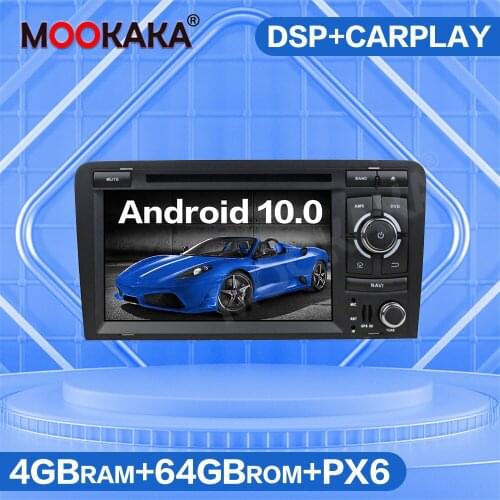 Android 9.0 64GB Car DVD Player GPS Navigation For Audi A3 2003-2013 Auto Radio Multimedia Player Stereo Head Unit ISP Screen 4G