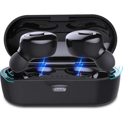 Bluetooth V5.0 Earphones TWS True Wireless Headphones In-Ear Earbuds Waterproof Mini Headsets HiFI Stereo Sports Earpiece