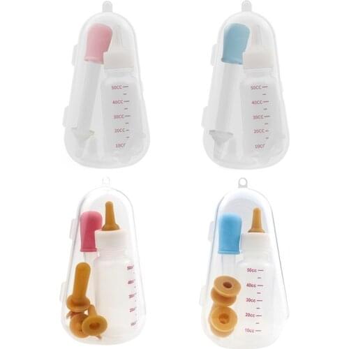 Pet Puppy Kitten Feeding Bottle Dog Cat Baby Nursing Water Milk Feeder Newborn Cat Dog Drinking Bottle