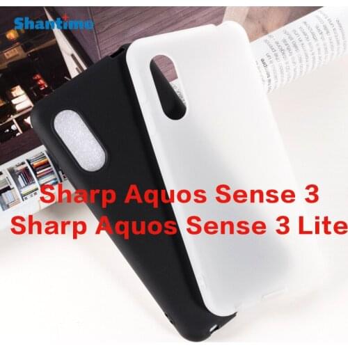 For Sharp Aquos Sense 3 Lite Gel Pudding Silicone Phone Protective Back Shell For Sharp Aquos Sense 3 Sense 3 Basic Soft Case