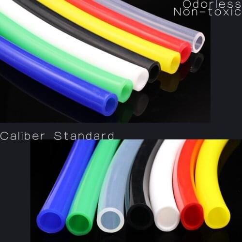 Colorful Flexible Silicone Tube ID 25mm x 31mm OD Food Grade Non-toxic Drink Water Rubber Hose Milk Beer Soft Pipe Connector