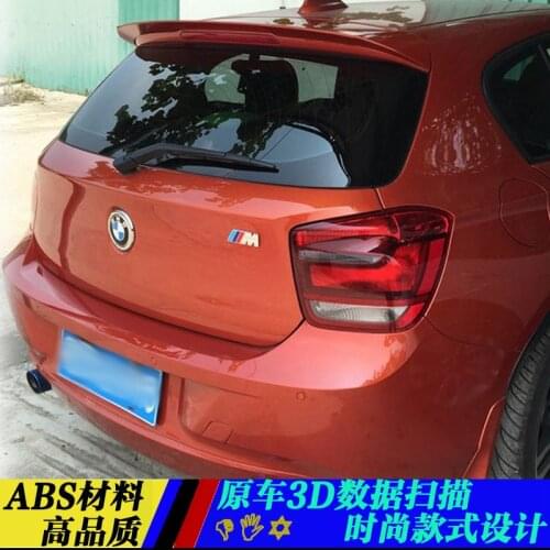 For BMW F20 116 118 120 125 M135I spoiler High Quality ABS Material Car Rear Wing Primer Color spoiler for BMW F20