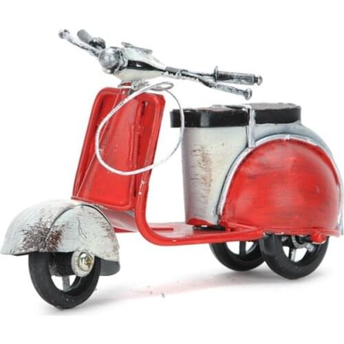 American Little Sheep Iron Motor Figurines Vintage Home Decor Motorcycle Roman Holiday Souvenirs Christmas Decoration