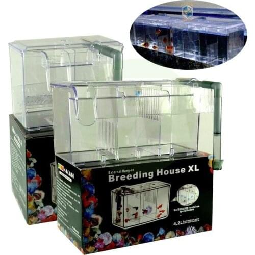 Air Drived Water Flowing SeparationBreeding Box, Aquarium Small Fish Box