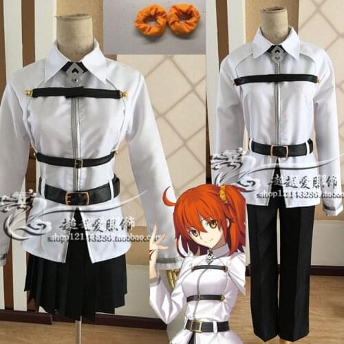Anime Fate Grand Order FGO Gudako Cosplay Costume Chaldea Magical Suit Womens Dresses men Uniforms Halloween cosplay costume