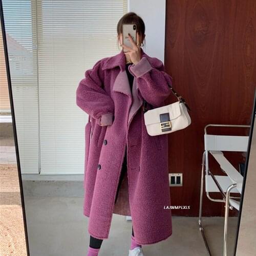 LAJWMPLXLS Long Fur Coats