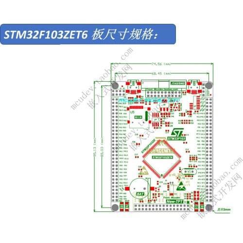 Stm32f103zet6 Minimum System Board STM32 Development Board STM32 Core Board Stm32f103ze