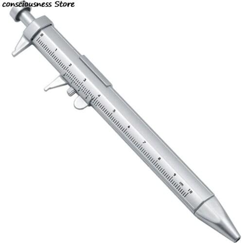 Multifunction 0.5mm Gel Ink Pen Vernier Caliper Roller Ball Pen Stationery Ball-Point 2 Colors Drop shipping
