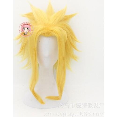 2019 New Fashion Anime My Hero Academia All Might Cosplay Wig Boku no Hero Academia Yellow Wig Role Play Yagi Toshinori