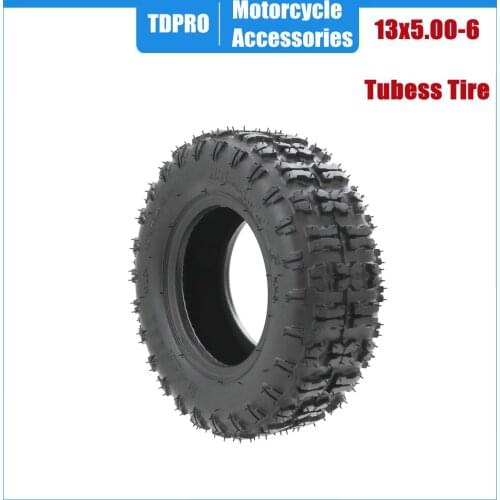 New Arrival Motorcycle Tire Accessories ATV 13x5.00-6 Tubeless Tyre For Mower Go Kart Scooter Quad Buggy