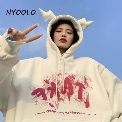 Женские толстовки с надписями NYOOLO China At AliExpress