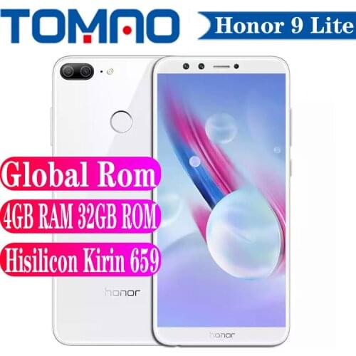 Original Honor 9 Lite 3GB 4GB RAM 32GB ROM SmartPhone Octa Core Hisilicon Kirin 659 13MP 3000mAh 5.65" Android 8.0 Google Play
