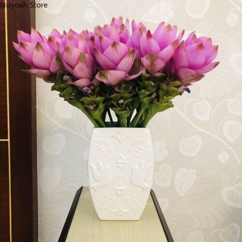 Embossed White 3D Three-dimensional Animal Vase Living Room Dried Flower Flower Arrangement Accessories Simple Home Decoration