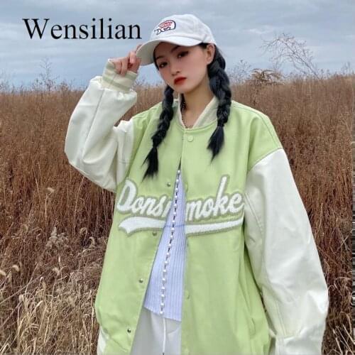 Женские куртки-бомберы Wensilian China At AliExpress