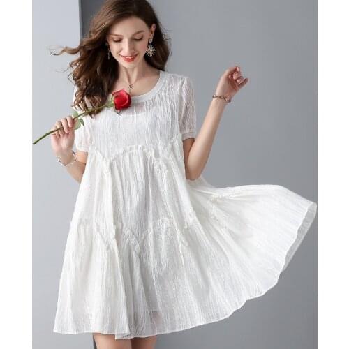 White chiffon floral maxi dress women femme 2020 summer long work boho beach office sexy party luxury dresses plus size