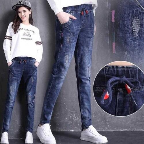 2019 Womens Jeans Factory Direct Sales high waist jeans