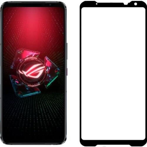 5PCS 3D Full Glue Tempered Glass On The For Asus Rog Phone 5 5G ZS673KS Full Cover 9H film Screen Protector For Rog Phone 5 5G