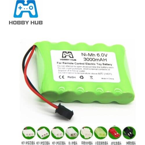 6v 3000mah NiMH Rechargeable Battery For Rc toys Cars Boats Guns Model AA 2400mah 6v Battery Pack 1pcs-10Pcs