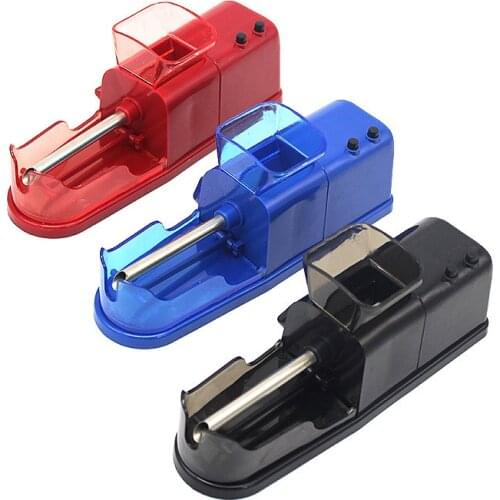 EU AC Plug Electric Automatic Cigarette Rolling Machine AUTO Tobacco Injector Maker Roller Smoke Tube Filling Machine Device