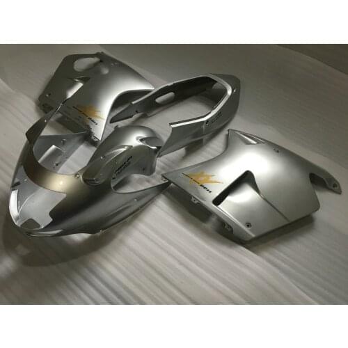 Injection mold Fairing kit for HONDA CBR1100XX 97 99 00 03 CBR 1100XX 1997 2000 2003 ABS Silver Fairings set+gifts HF08