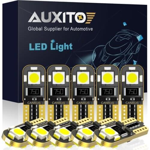 10Pcs W5W T10 Led Bulb Interior Reading Dome Light No Error for Land Rover LR4 LR2 Evoque discovery 2 3 4 freelander 1 2 Range