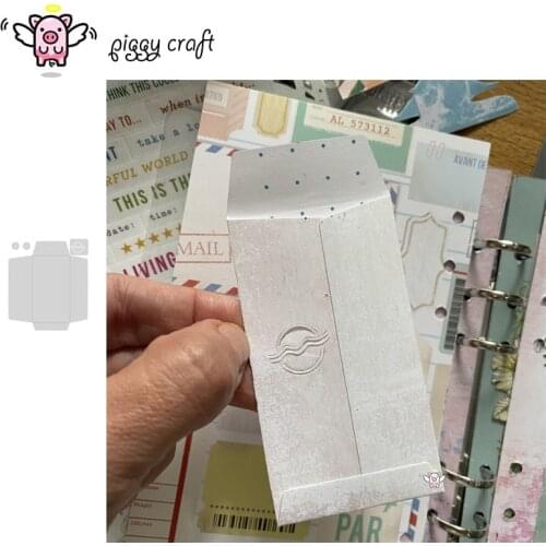 Piggy Craft metal cutting dies cut die mold Envelope card Scrapbook paper craft knife mould blade punch stencils dies