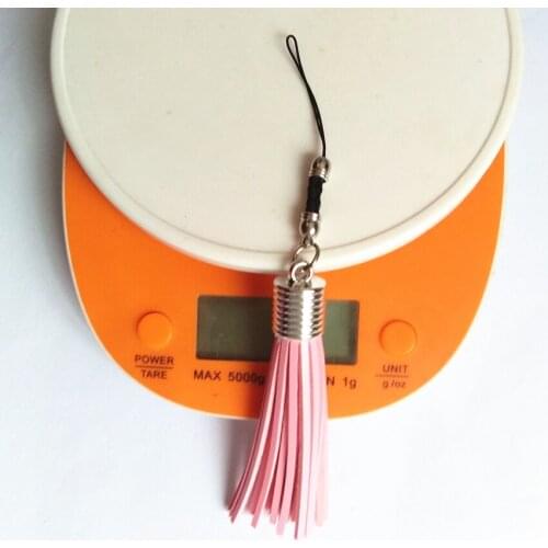 New Leather Tassel Key Chain Long Leather Key Ring Black Rope Pendant Bag Charming Car Holder Personality Gifts