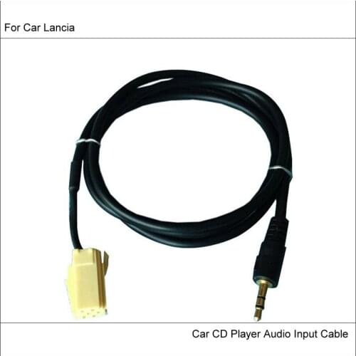 Original Plugs To AUX Adapter 3.5mm Connector For Lancia Car Audio Media Cable Data Music Wire