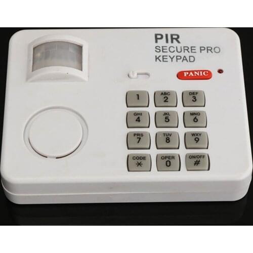 Easy Install Battery Powered Security PIR Motion Sensor For Caravans Protection Wireless Garage Shed Infrared Password Alarm