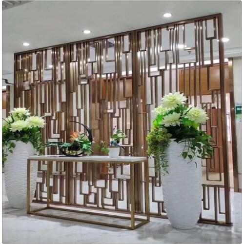 Stainless Steel Screen Partition Home Entrance Door To Block The Living Room Decoration Entrance
