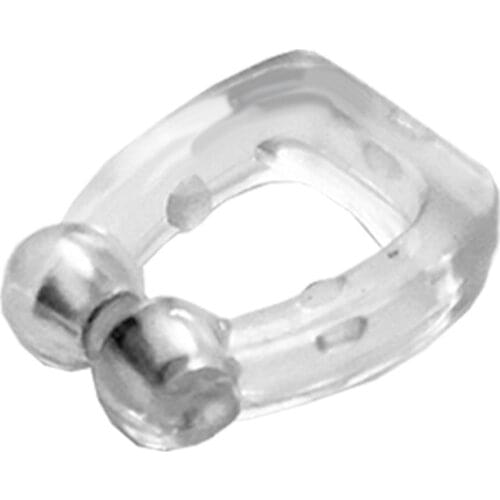 Portable Silicone Anti Snoring Nose Clip Silencer Safe Nasal Dilator Sleeping Aid Guard Stop Night Device