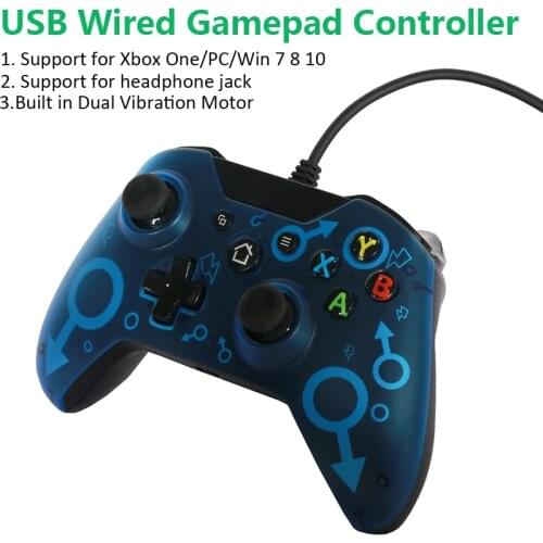 Wired Gamepad for X box One Controller USB Wired Joystick for X BOX one Console Wins 7 8 10 Game Controller with Headphone Jack