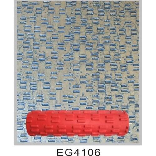 10 inch blue rubber roller wall decoration painting roller 10" DIY decorative wall paint roller without hand grip EG4106