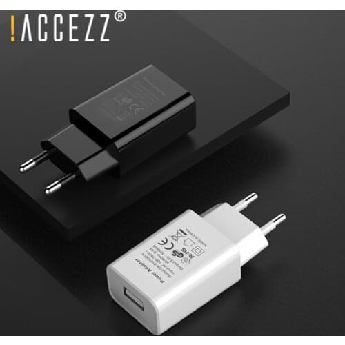 !ACCEZZ Universal USB Charger Adapter For iphone EU Plug Mobile Phone Wall Travel Charger For Samsung S8 S9 Xiaomi Huawei 5V 1A