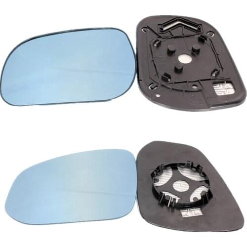 Wide View Rear View Mirror Auto Dimming Blue Heated Exterior Glass with LED Steering Light for Toyota RAV 4