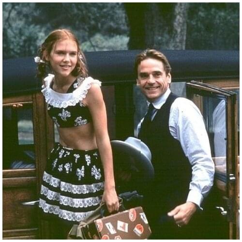 Movie Lolita Style 4PCS Womens Set: Detachable Collar Flower Lace Black Short Shirt & Skirt Cotton Good Quality