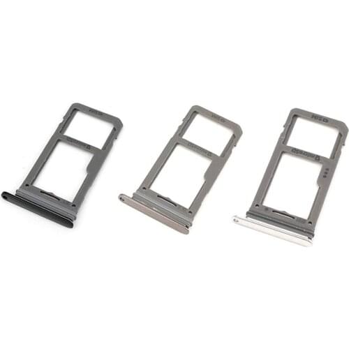 10pcs For Samsung Galaxy S8 Sim card Tray Micro SD Card Tray Holder Repair Part