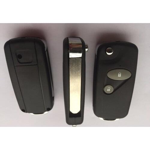 10 pcs/lot of New Replacement folding Key blade shell For Honda 2 BUTTON remote flip key blank case uncut key blade no logo