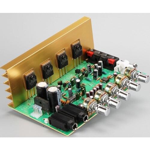 100w + 100w 2.0 Audio board Power Amplifier HIFI stereo digital amplification reverb microphone amplifier Tone Board